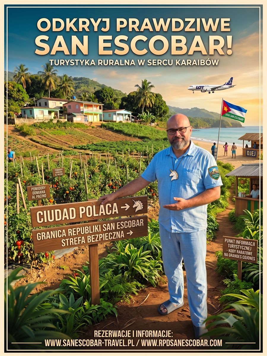 Plakat turystyczny San Escobar